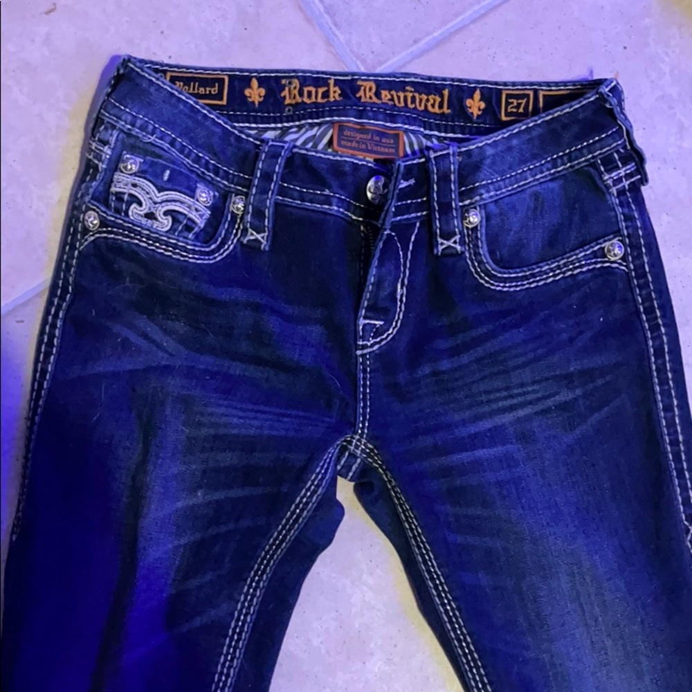 Rock n roll boot cut jeans